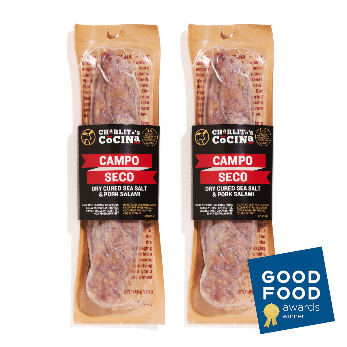 Campo Seco — Dry Cured Country Salami – Charlito's Cocina